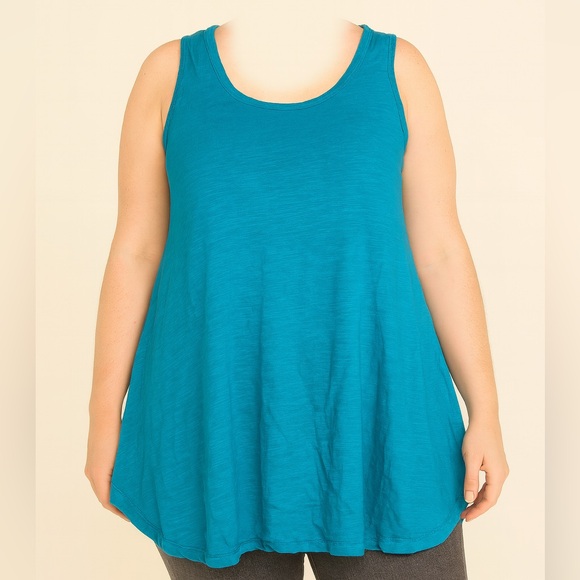 Kinesis Tops - 💘5 for $25 / Teal Sleeveless Tank Top